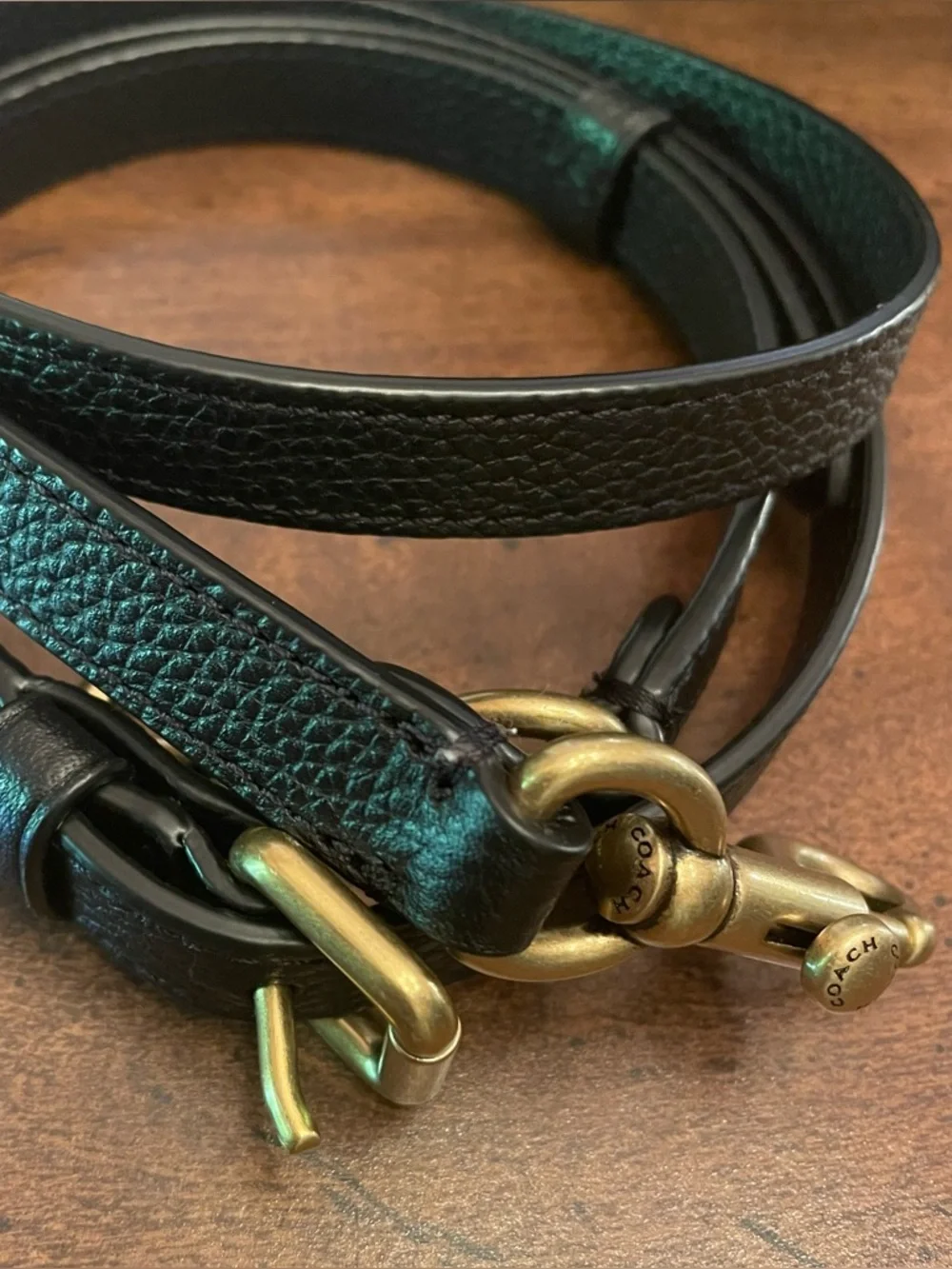 Coach Rogue 30 Glove Tanned Leather - Black - Brass - Shoulder / Crossbody Bag - Picture 6 of 16